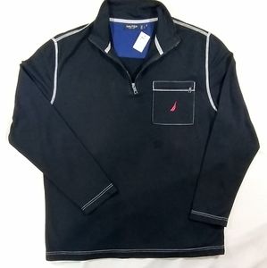 Nautica black 1/4 zip up pullover